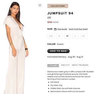 LPA Jumpsuit 94 NWT