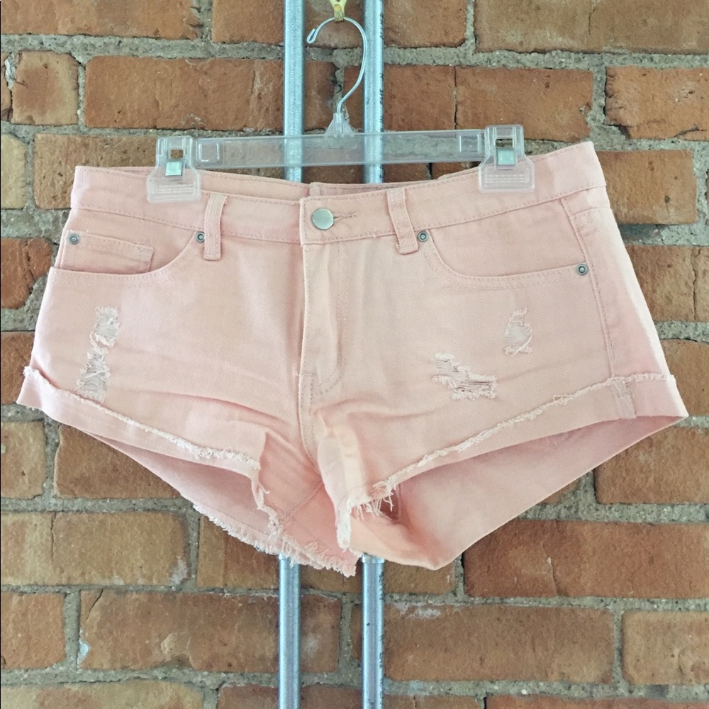 Distressed shorts