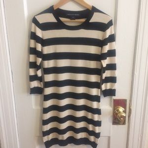 French Connection striped sweater dress