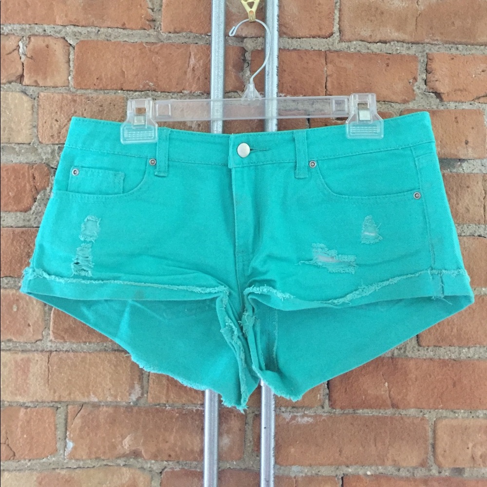 Distressed shorts