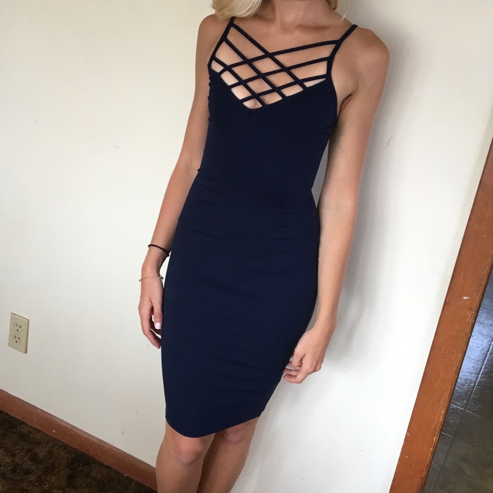 Windsor Tight Fitting Midi Dress