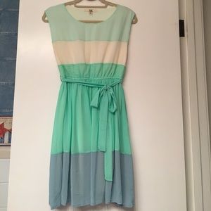 Colorblock dress (boutique brand)