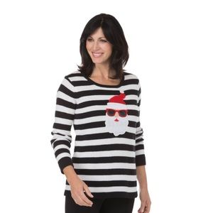 Last one left‼️RQT Santa Knitted Pullover Top