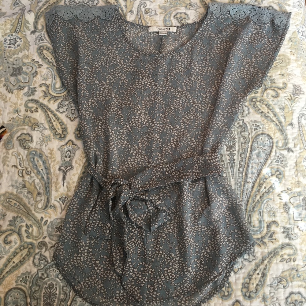 Powder Blue Blouse