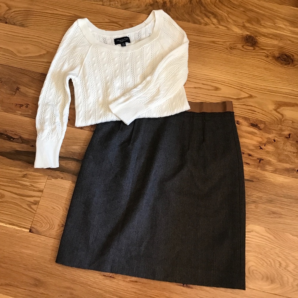 Loft wool skirt