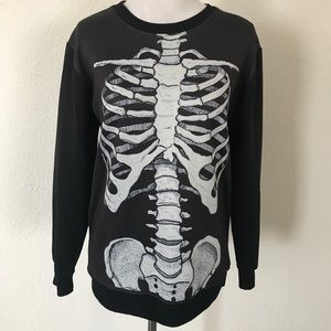 Skeleton sweater size S/M