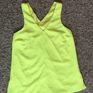 NWT neon green tank