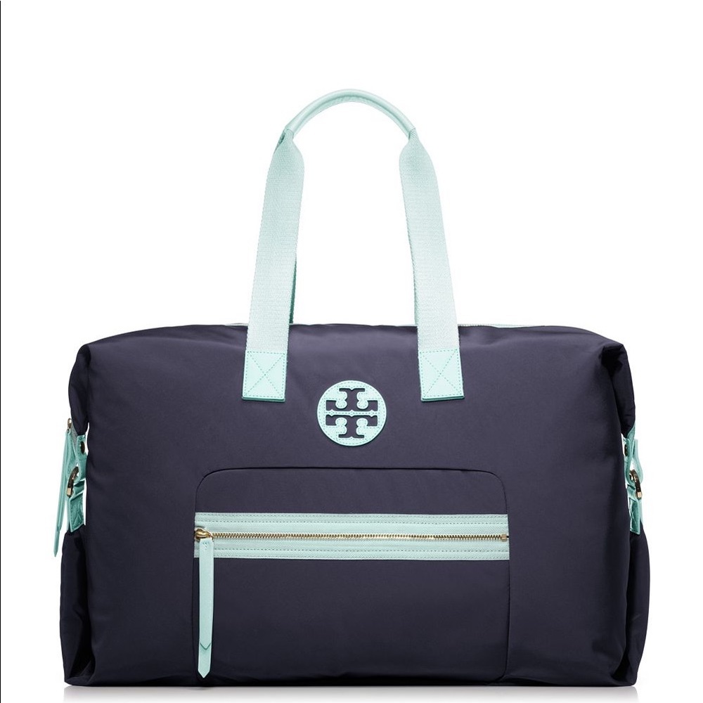 Tory Burch large tote duffle overnight bag