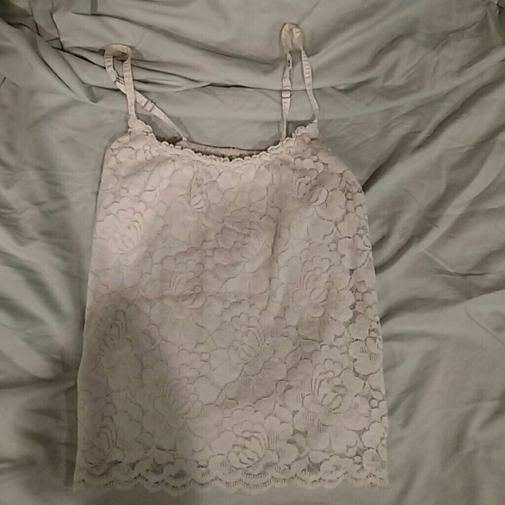 Nwot Abercrombie And Fitch Flower Pattern Tank Top - image 1
