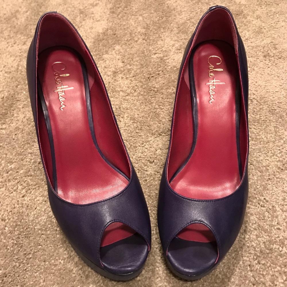 Blue Coke Haan pumps