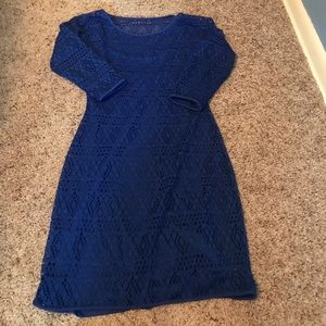 Blue dress