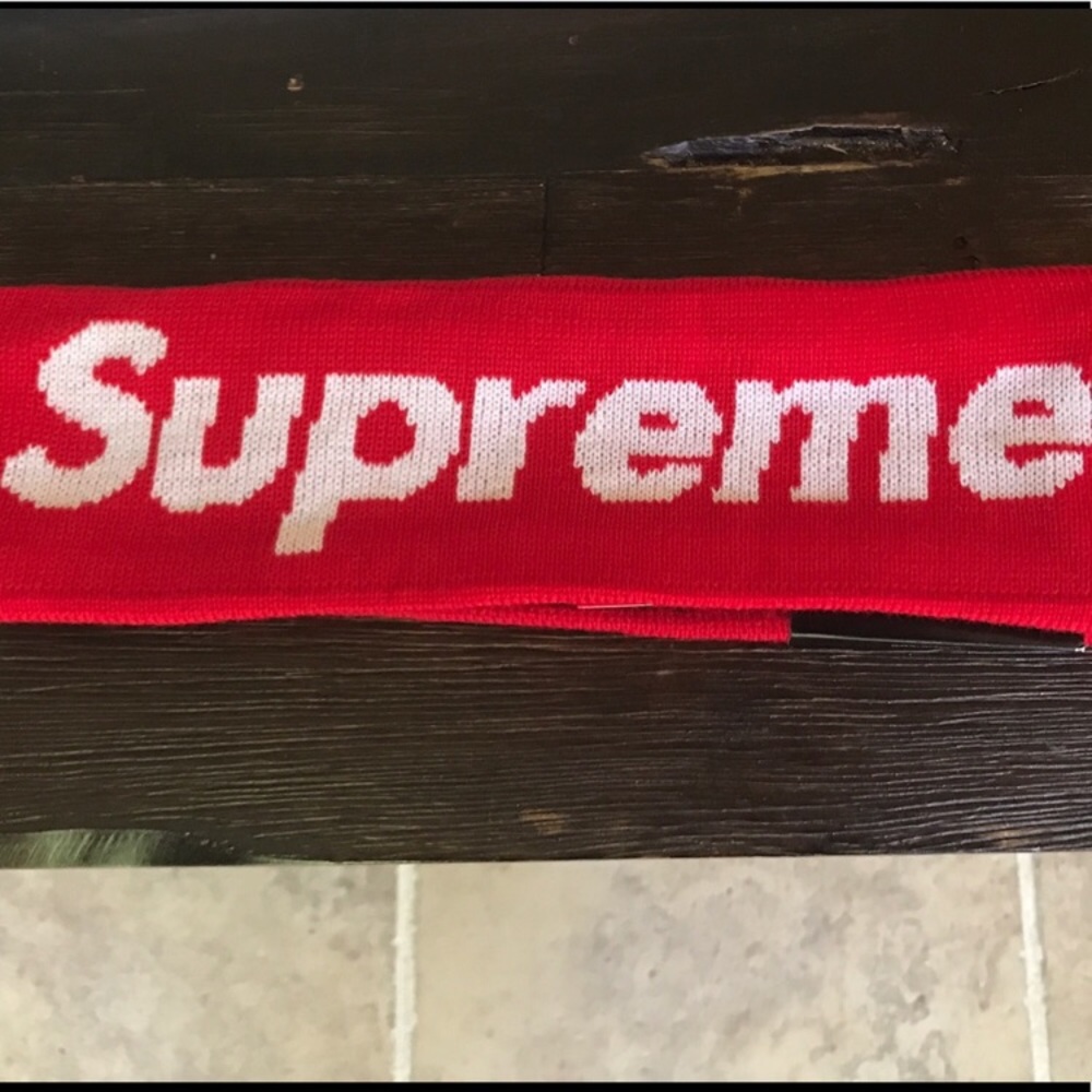 Supreme new era red headband