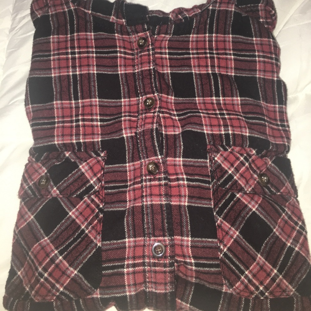 Women's hooded plaid flannel