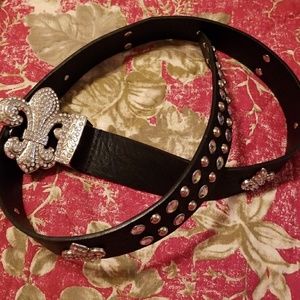 BKE Belt with rhinestones
