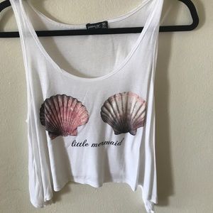 Little Mermaid Crop Top
