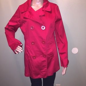 Rue 21 red jacket. Size Extra Large.