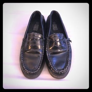 Black Boys Penny Loafers, Size 13.5, GUC