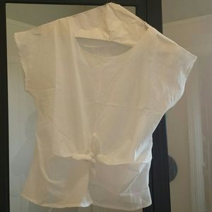 White Chiffon Blouse