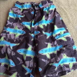 Boys Shark Swimming Trunks
