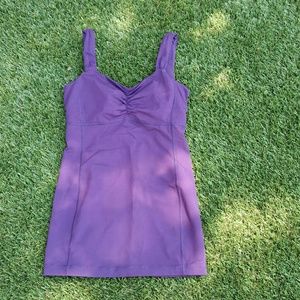 Lululemon plum-colored tank, size 6