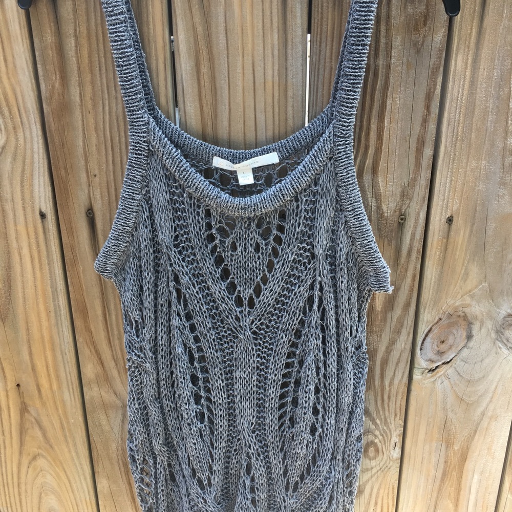 Sweater tank top