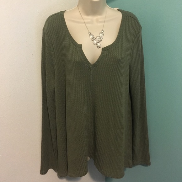 Arizona Jean Company Sweaters - Plus Size Arizona Jean Company long sleeve top