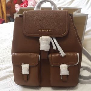 Michael Kors Leather Backpack