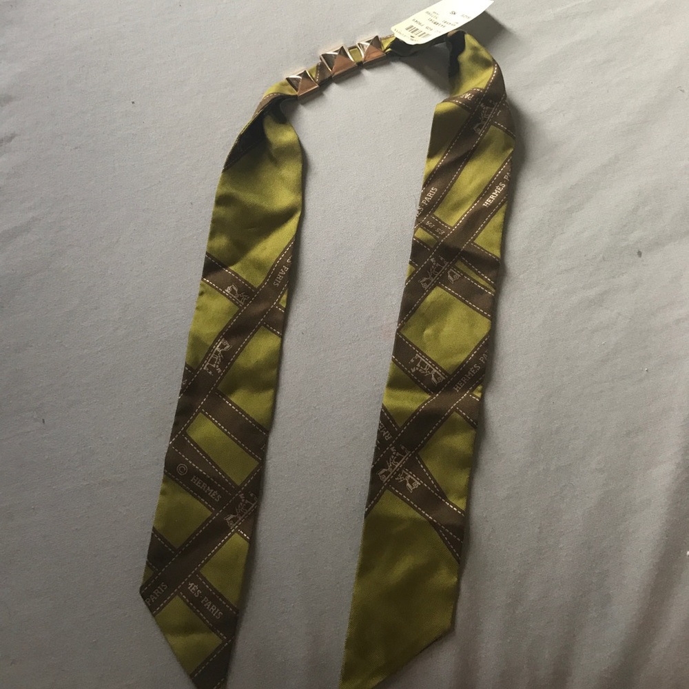 Hermes neck scarf