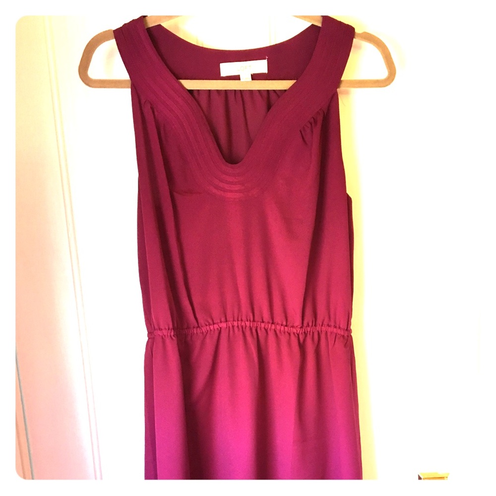 Loft Raspberry Dress