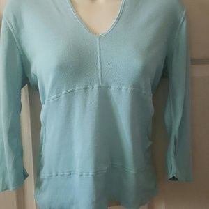 Michael Stars 3/4 sleeve Hoody pullover. One Size