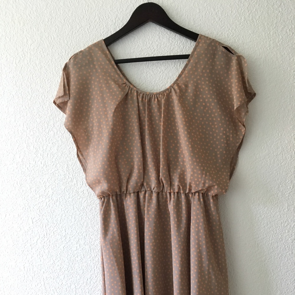Bar III polka dot dress