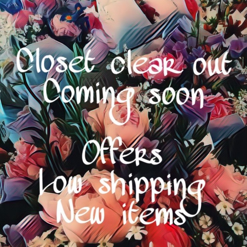 COMING SOON: closet clear out