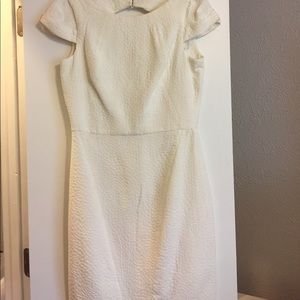 Calvin Klein White Pebble Shortsleeve dress