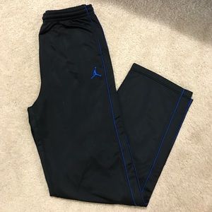 JORDAN sweatpants Black and Blue Youth XL