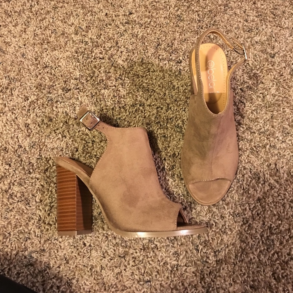 Open toe heels!
