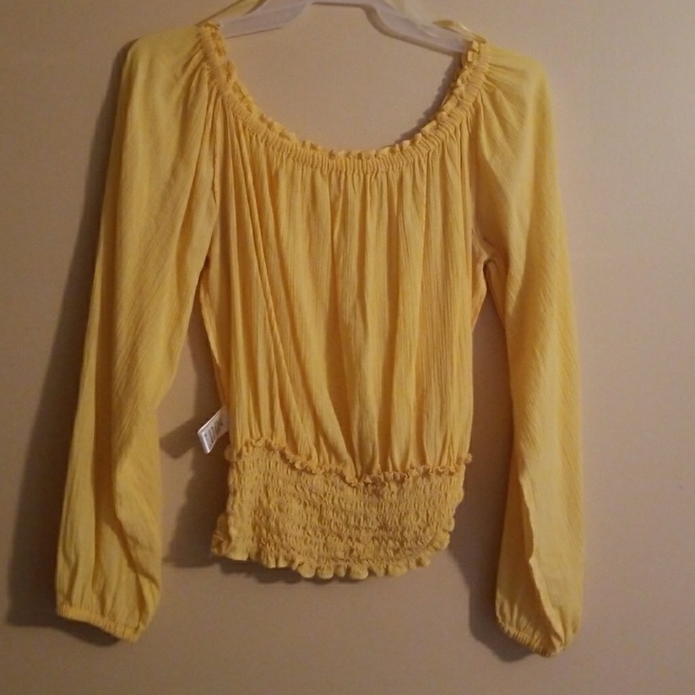 Yellow blouse