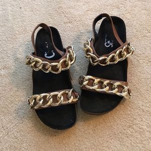 Sam Edelman Chain Link Slip On Sandals