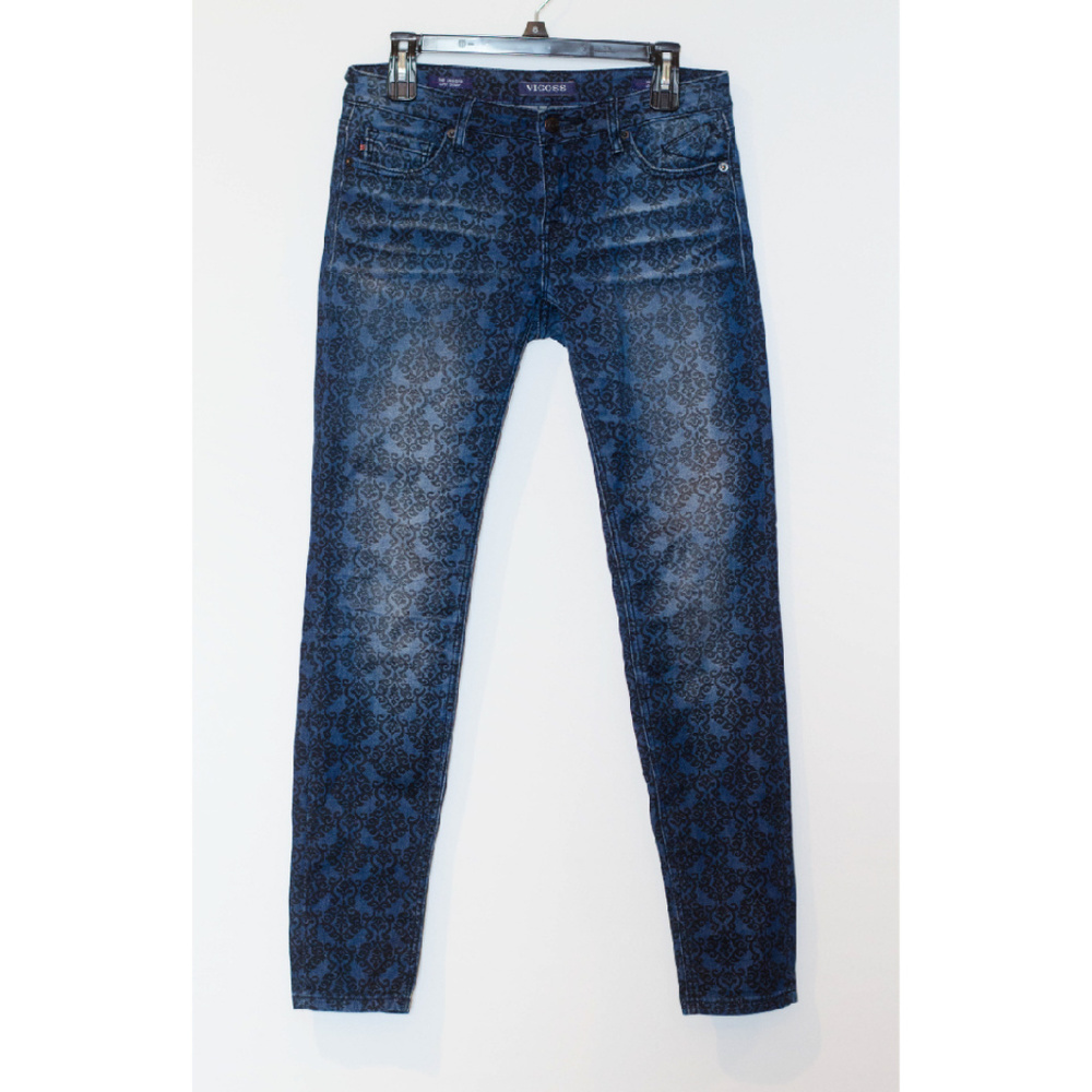 Vigoss brocade pattern jeans