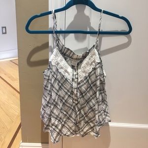 Plaid tank top
