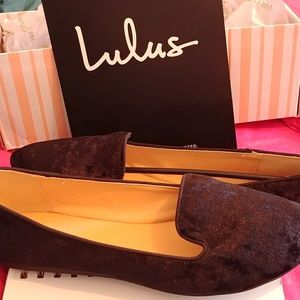 Lulus suede loafers
