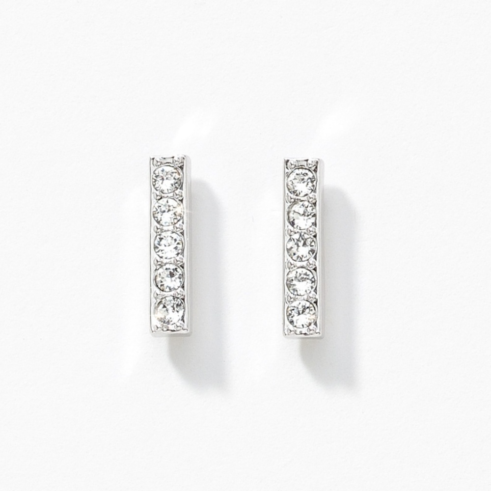 FINAL PRICE!!! Pave Bar Earrings