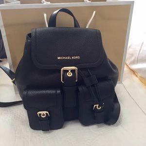 Michael Kors Leather Backpack- used