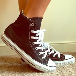 BLACK CONVERSE CHUCK TAYLOR ALL STAR HIGH TOP