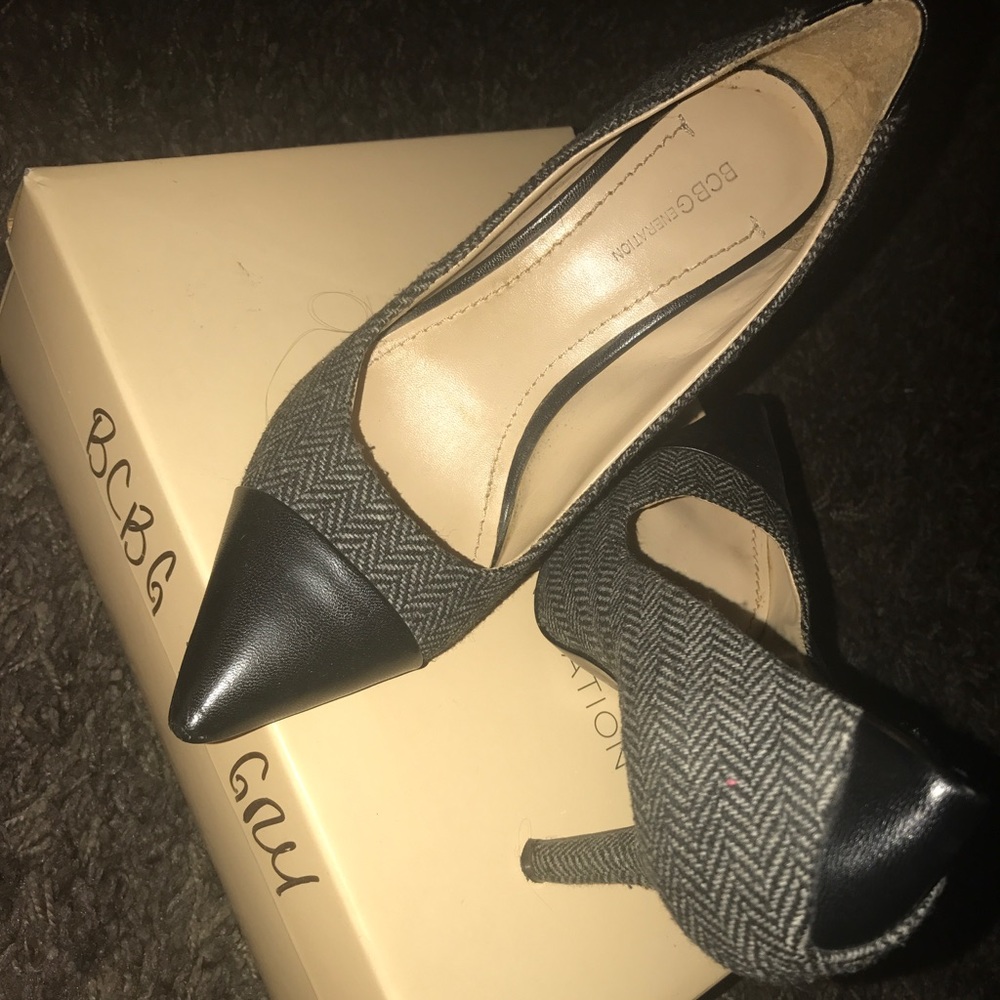 BCBG PL-Duboise Herringbone heels