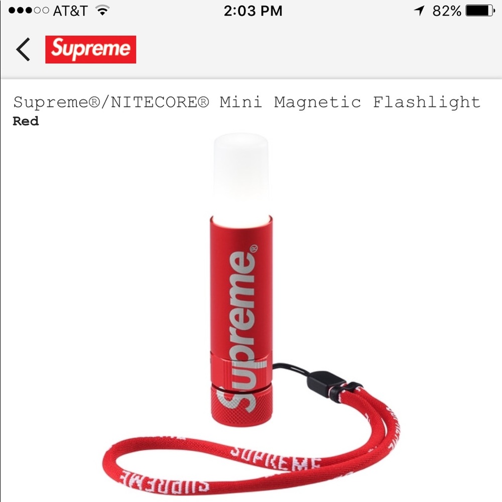 Supreme Nitecore Mini Magnetic Flashlight