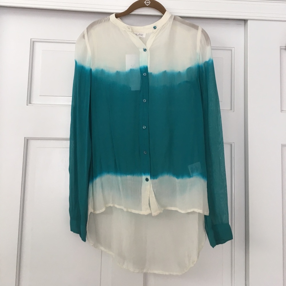 Sheer Hi Low shirt. Brand new never worn. NWT.