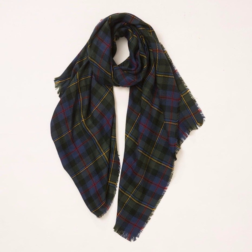 Anthropologie Tartan Scarf