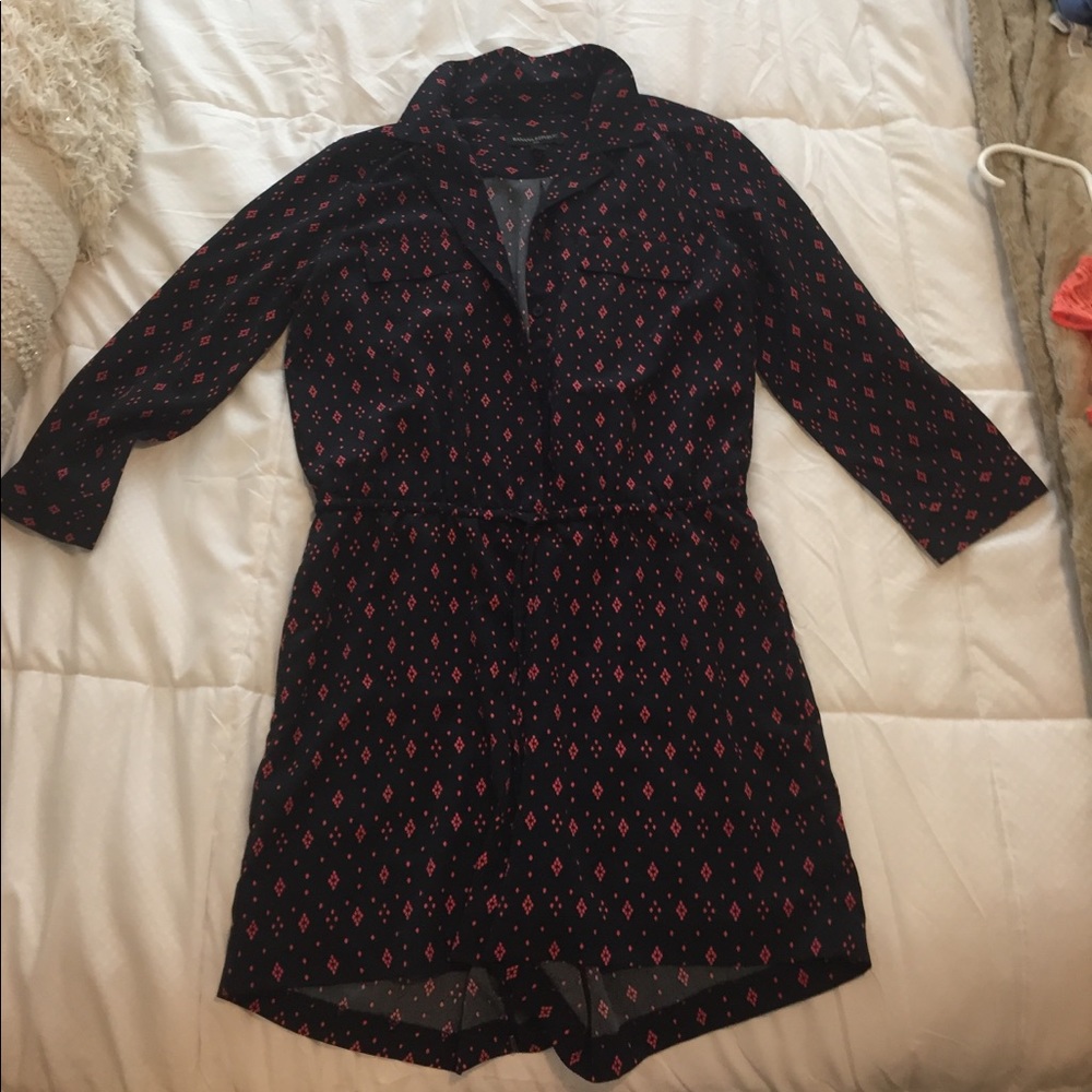 Banana republic printed romper. Size 4