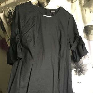 Tie Sleeve Shift Dress