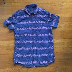 American Eagle short sleeve button up.